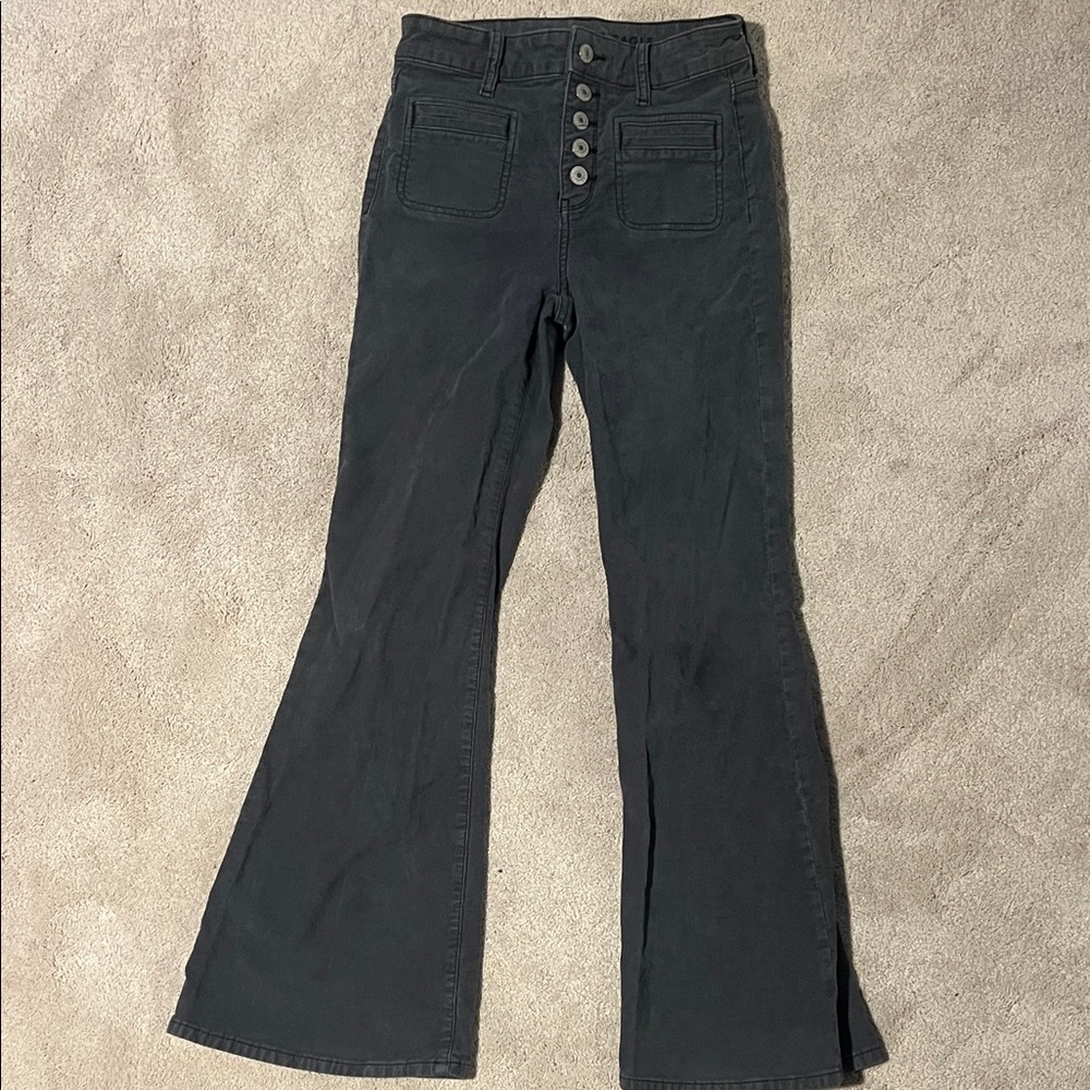 American Eagle Outfitters Dark Gray Corduroy Pants